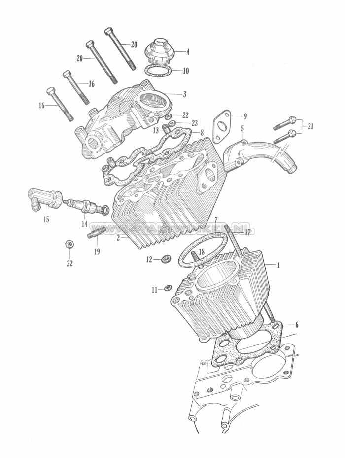 E1 - Cylinder - Cylinder head