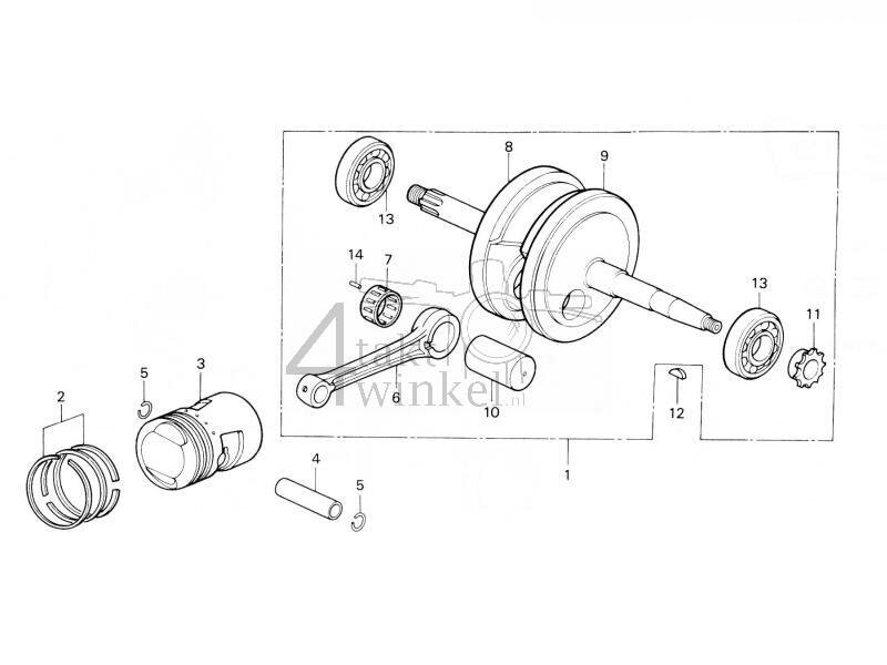 E9 - Crankshaft - Piston