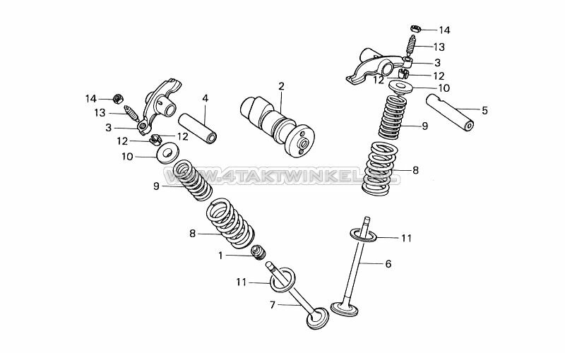 E2 - Camshaft - Valves