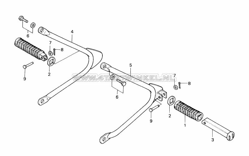 F16 - Footrests Passenger