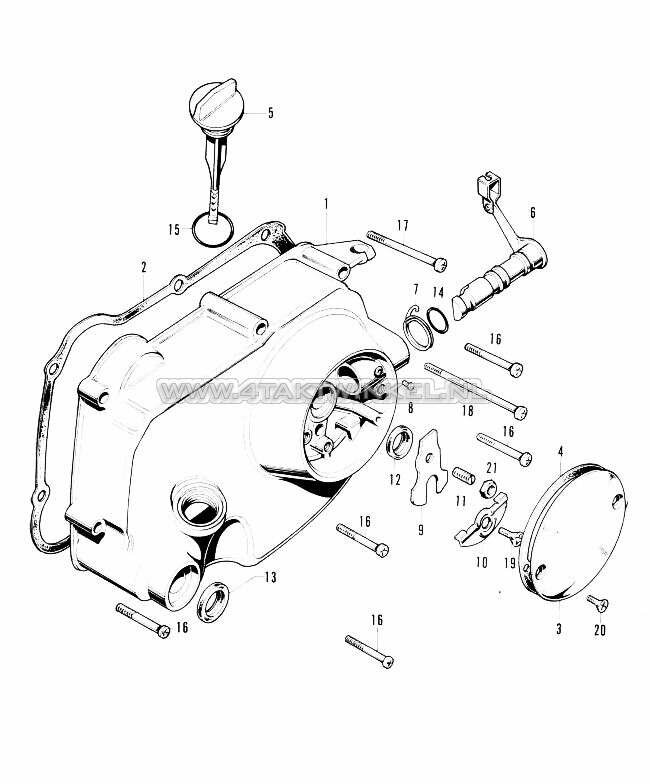 E5 - Right Crankcase Cover