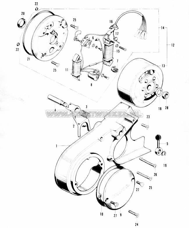 E8 - Left Crankcase - Generator
