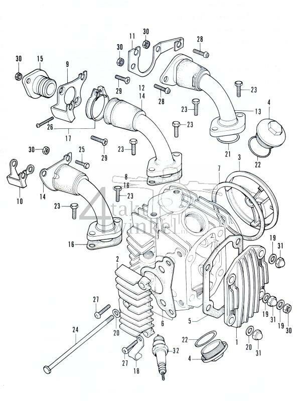 E1 - Cylinder Head Cover - Inlet Pipe