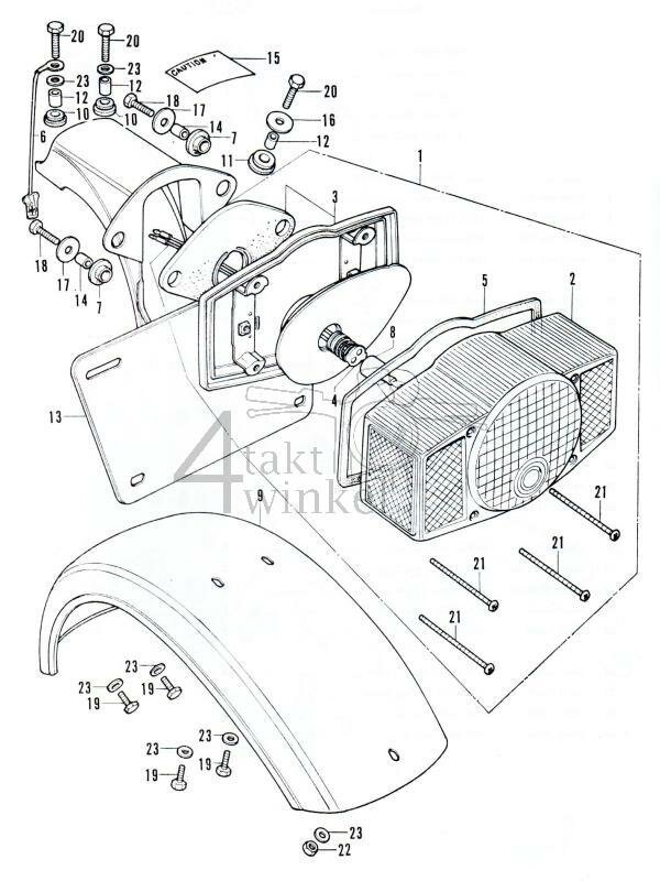 F13 - Tail Light - Rear Fender