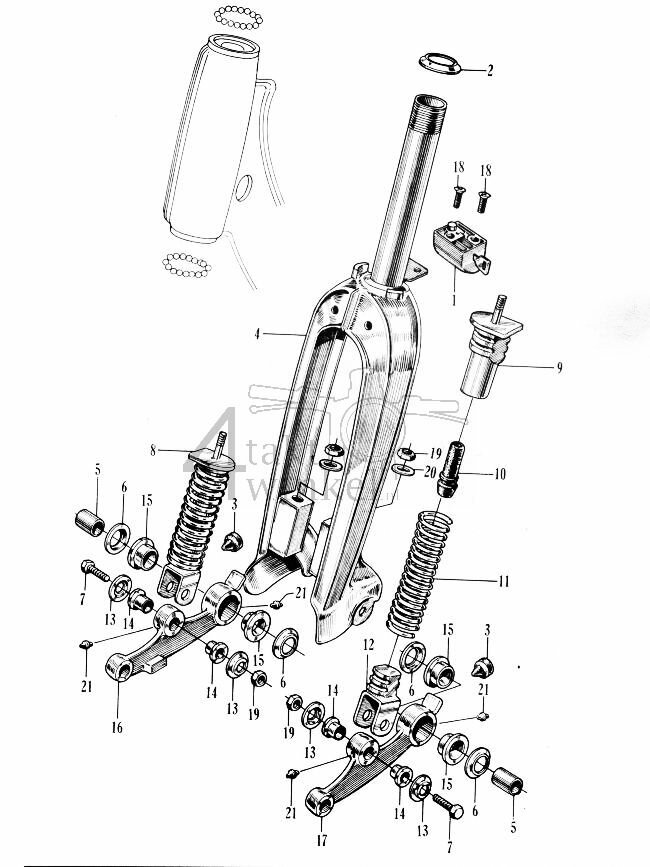 F4 - Front Fork - Front Cushion