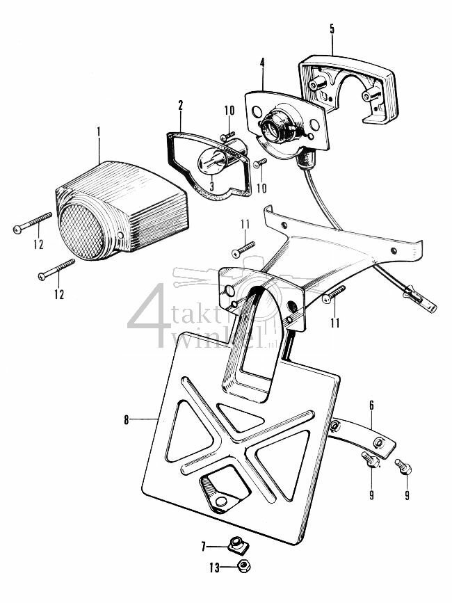 F7-1 - Tail Light (used in England)