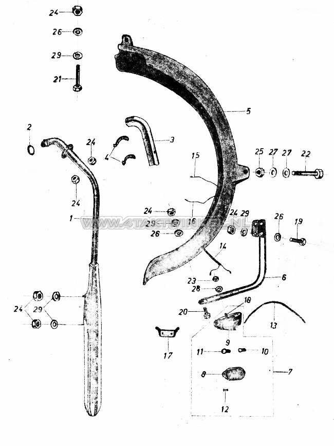 F8 - Muffler  - Rear Fender - Taillight