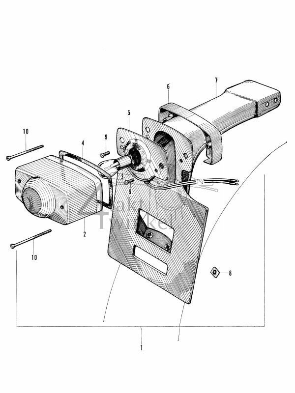 F14 - Tail Light (used in England)