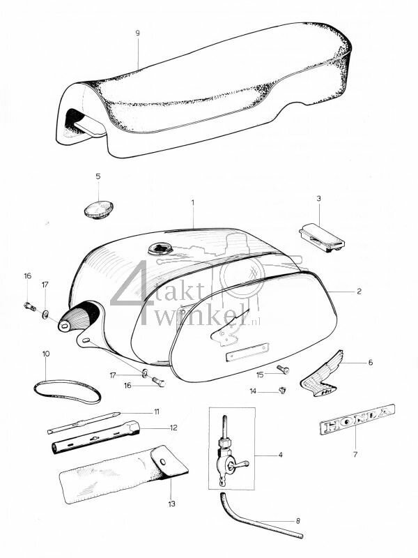 F6 - Fuel Tank - Seat