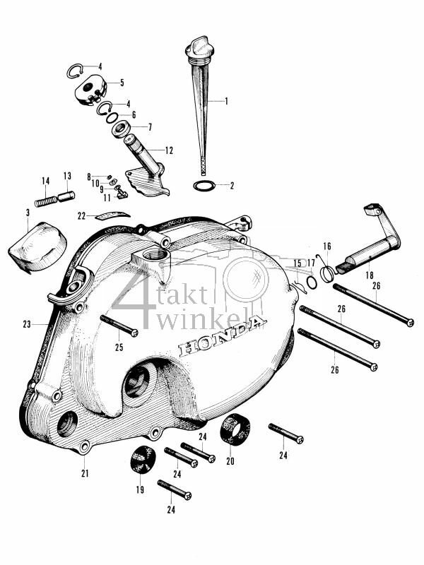 E4 - Right Crankcase Cover