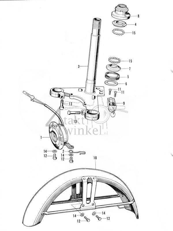 F4 - Steering Stem - Front Fender