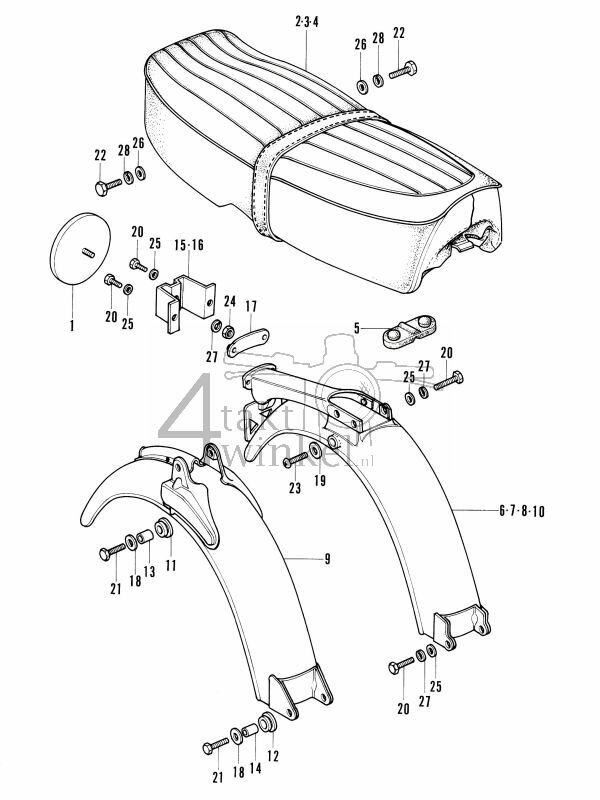 F7 - Seat - Rear Fender
