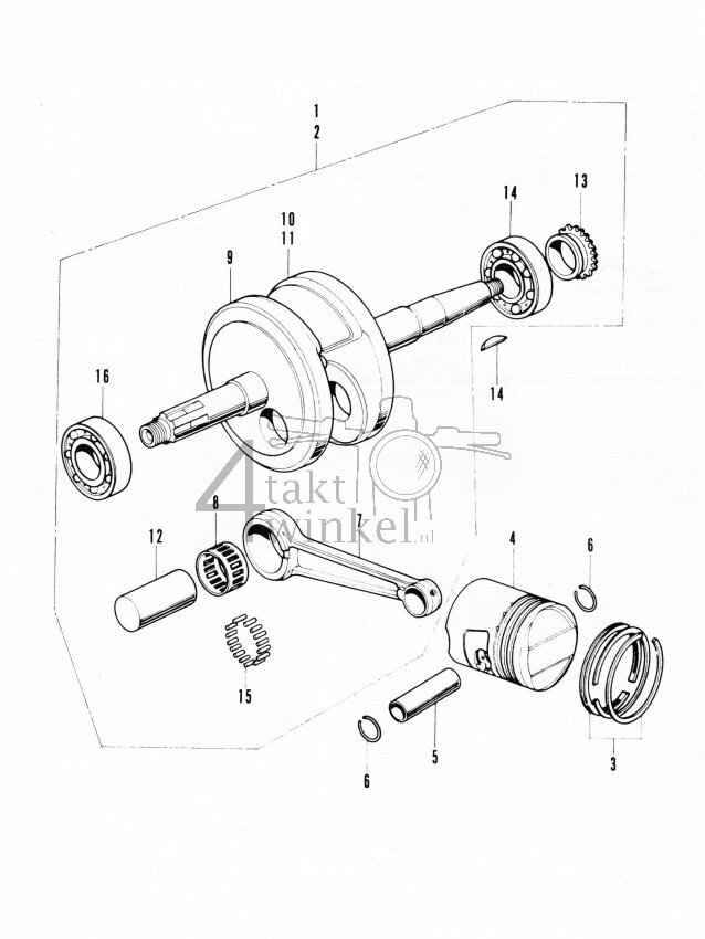 E8 - Crankshaft - Piston
