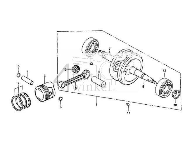 E12 - Crankshaft - Piston