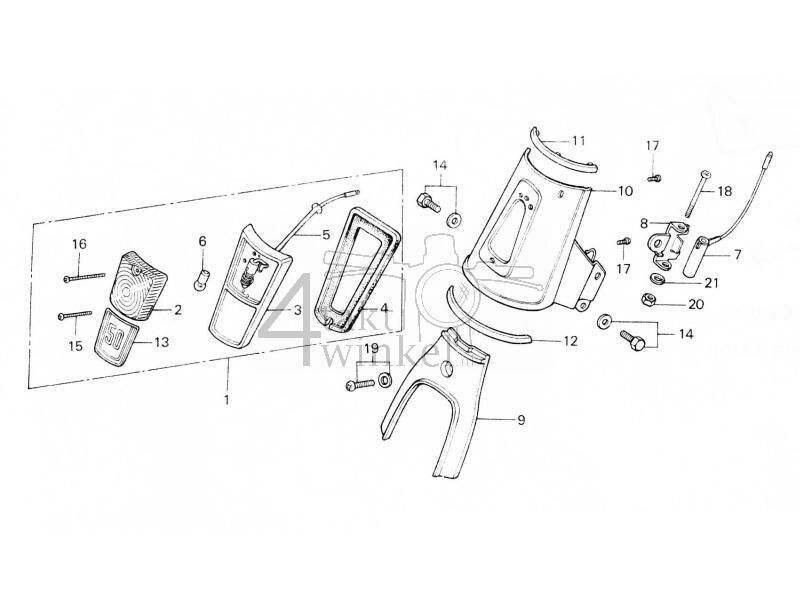 F4 - Top Cover - Position Lamp