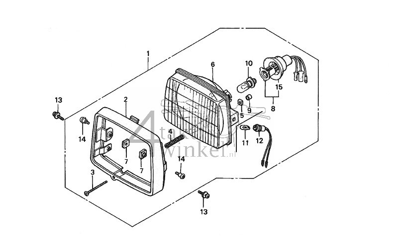 F1-1 - Headlight (C50CM2)