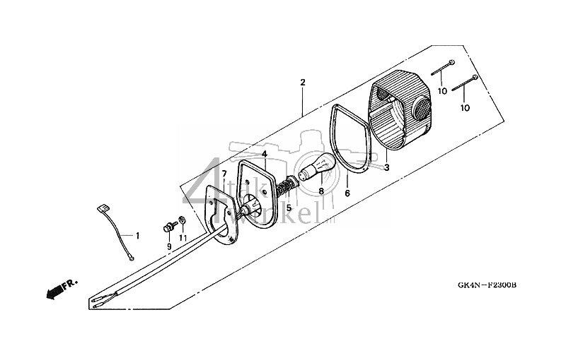 F23 - Taillight (C50N (B1/D1/S1))