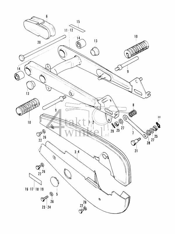 F14 - Rear Frok - Chain Case