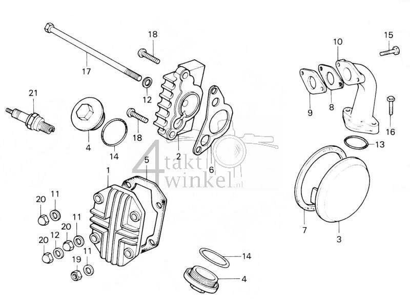 E1 - Cylinder Head Cover - Inlet Pipe