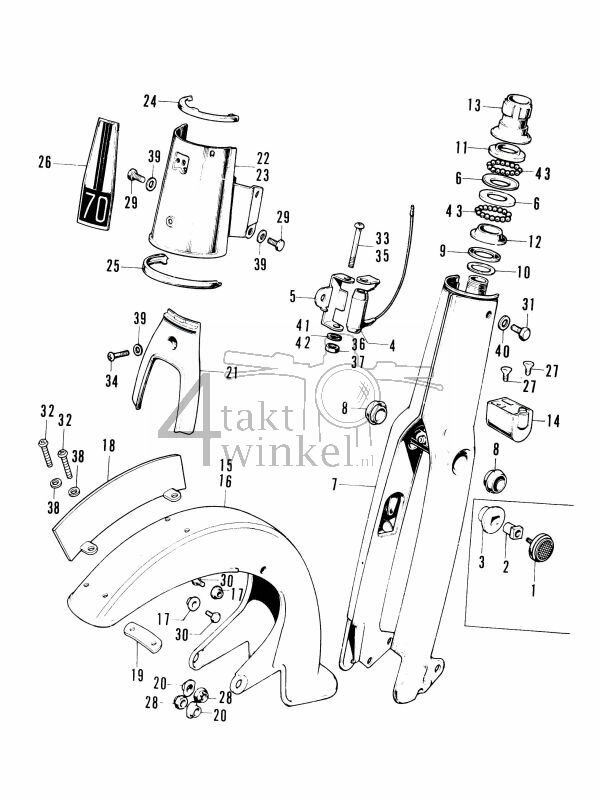 F5 - Front Fork - Front Fender