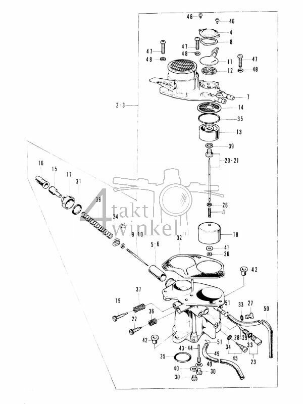 E13 - Carburetor (Keihin Seiki)