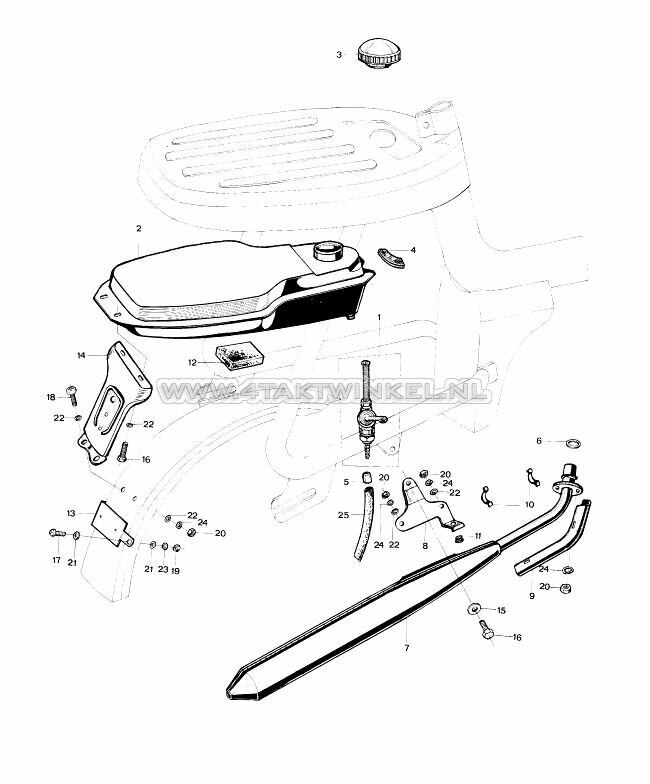 F6 - FUEL TANK AND EXHAUST