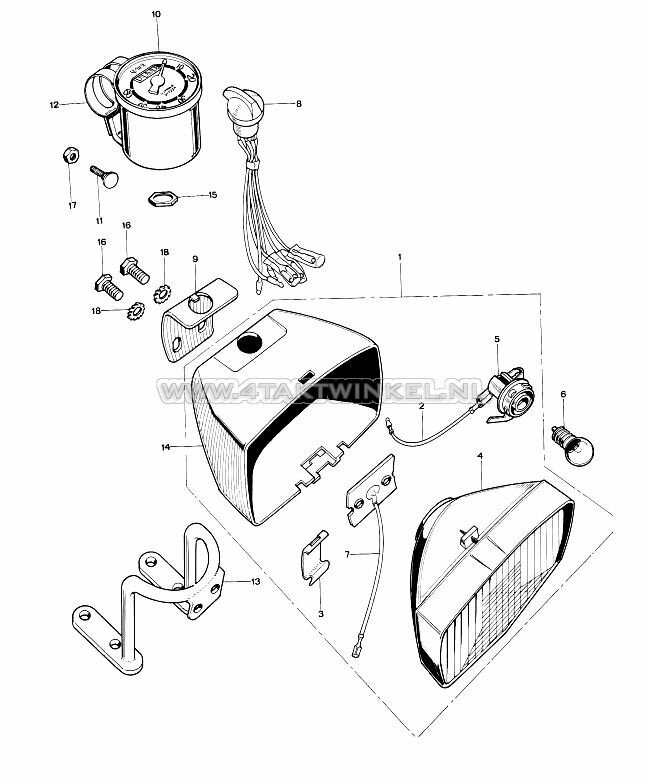 F-12 HEADLIGHT (BE, NL, FR & DK)