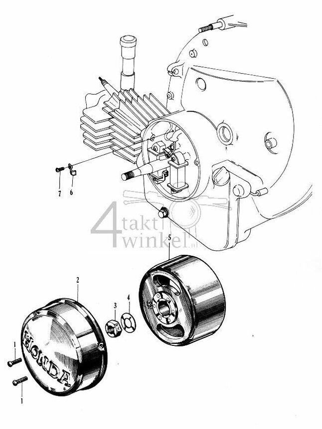 E5 - Dynamo Cover - Flywheel