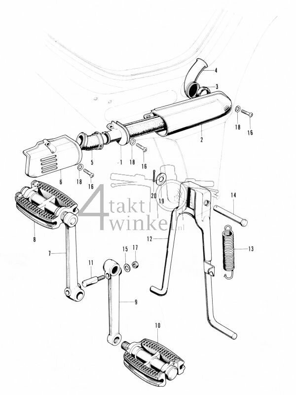 F5 - Air Cleaner - Pedal - Stand