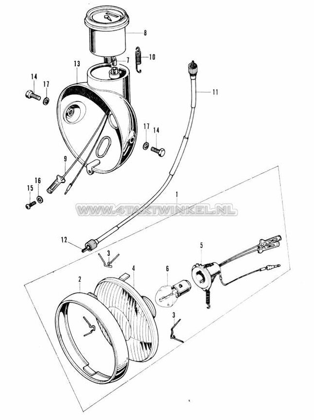 F12 - Tail Light - Rear Fender (USA & Sweden)