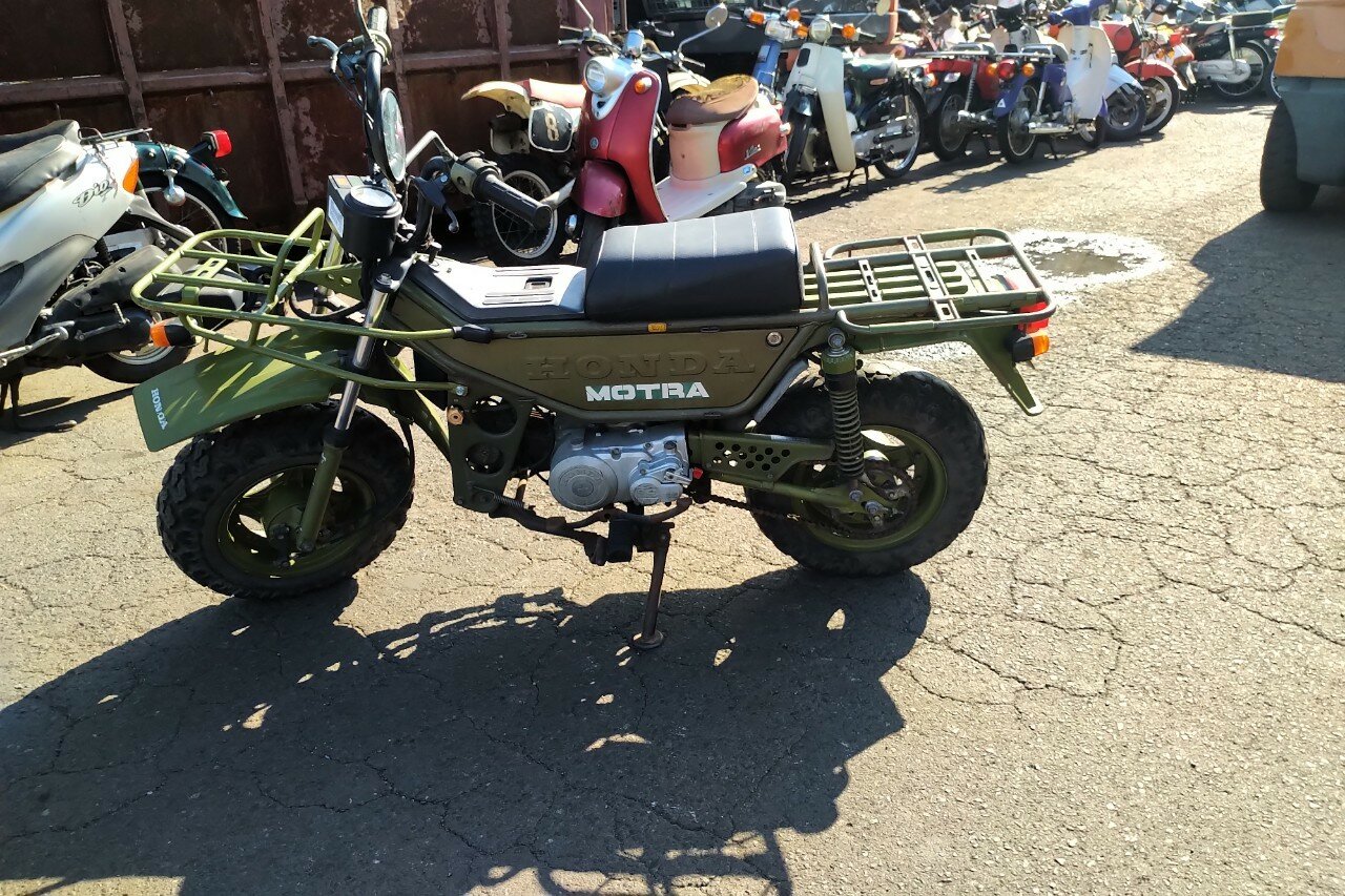 RESERVED ! Honda Motra, green, 25203km