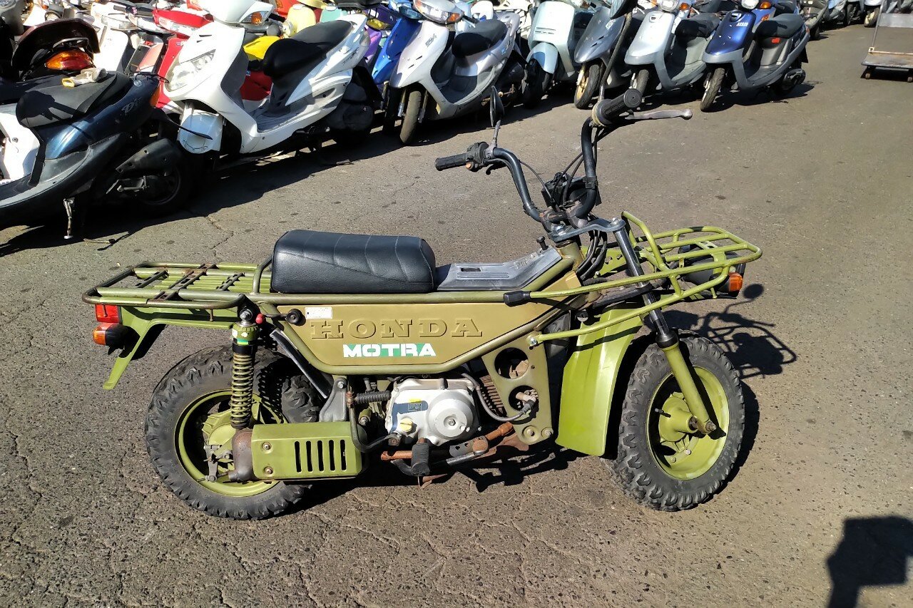RESERVED ! Honda Motra, green, 25203km