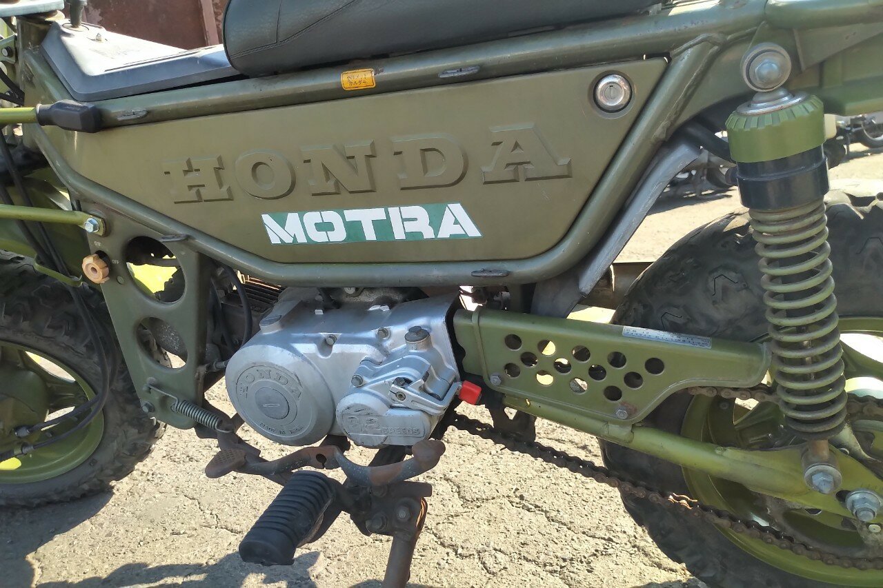 RESERVED ! Honda Motra, green, 25203km