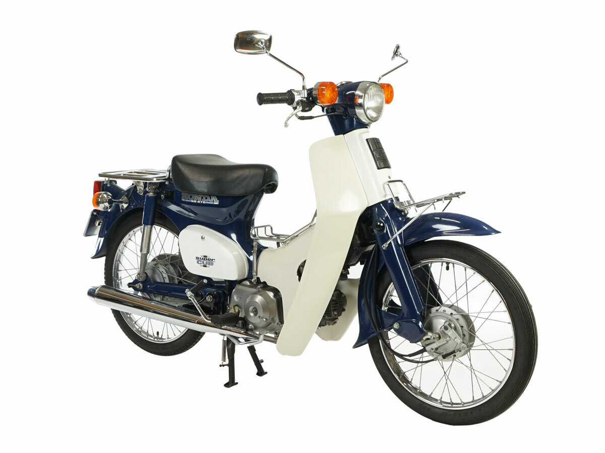 SOLD! Honda C50 NT, dark blue, 4528km