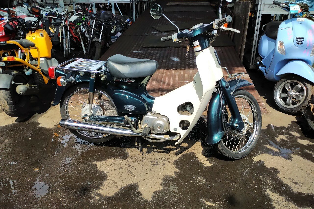 SOLD ! Honda C50 NT, Japanese, Green, 11273 km