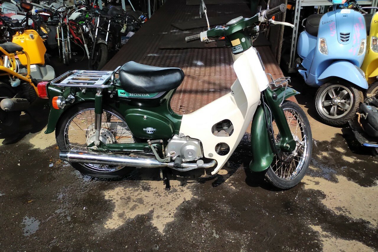 SOLD ! Honda C50 NT, Japanese, Green, 18962 km