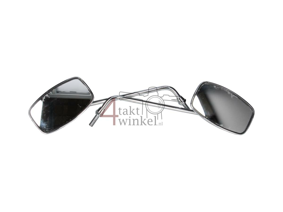 Mirror set, C50 rectangle, original Honda 2nd chance product