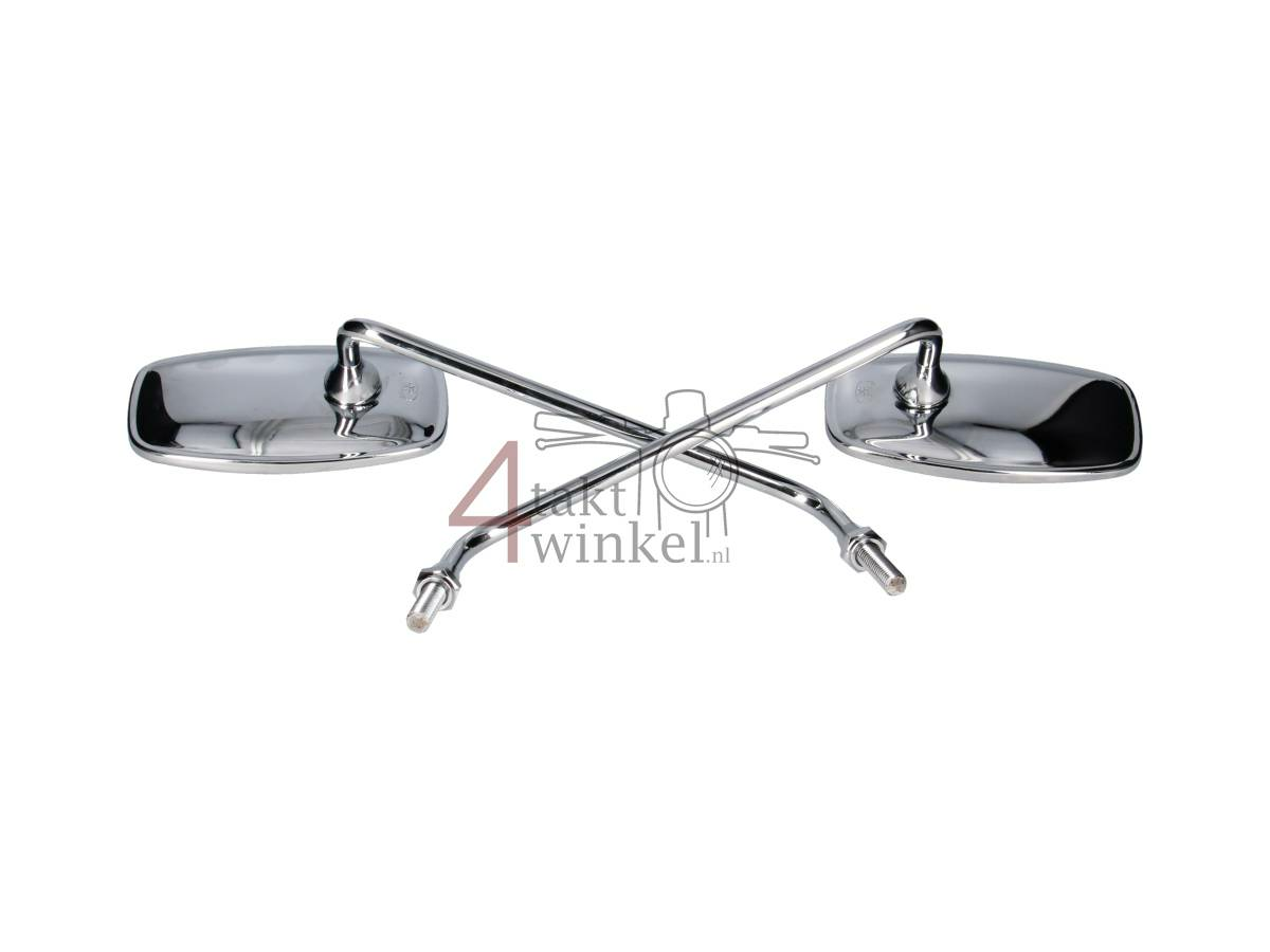 Mirror set, C50 rectangle, original Honda 2nd chance product