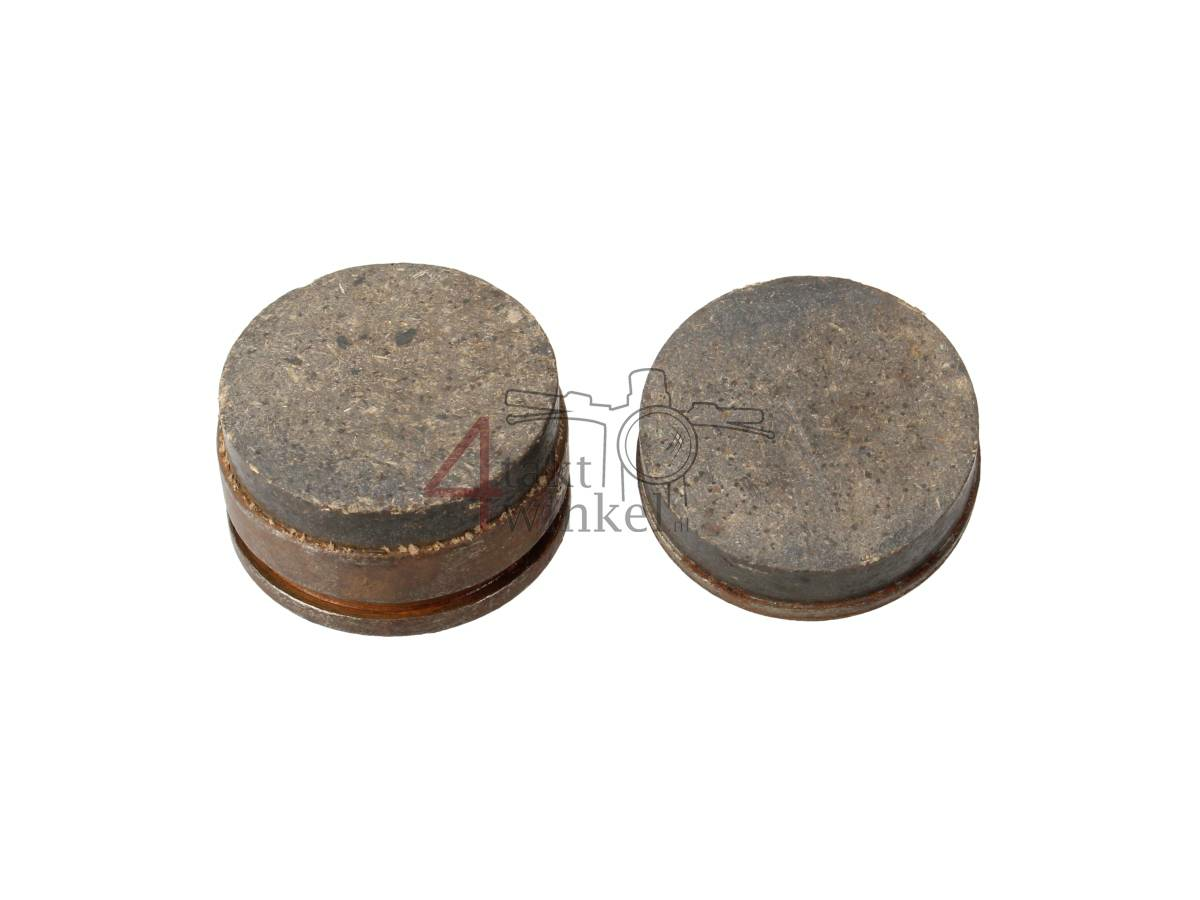Brake pads CB50, CB125, SS50 with disc brake, Original Honda, NOS