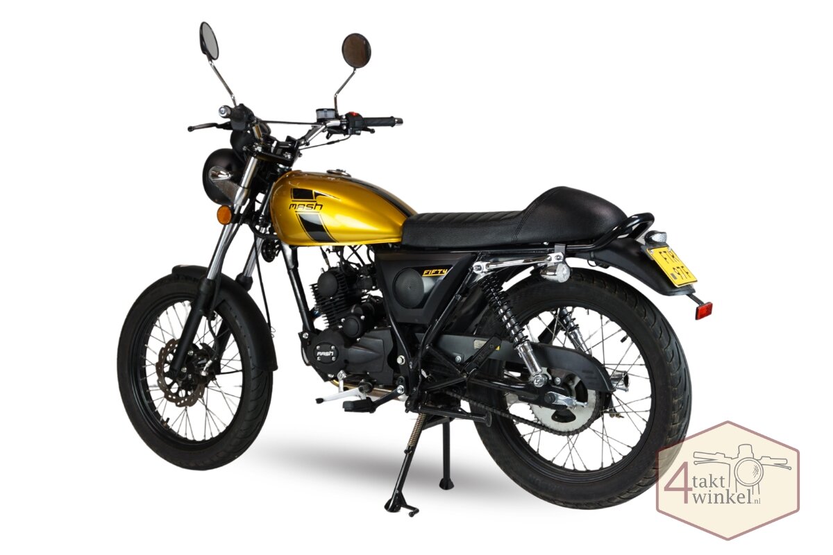 Mash Fifty, 50cc, yellow, Euro 5, 2025, 2337km