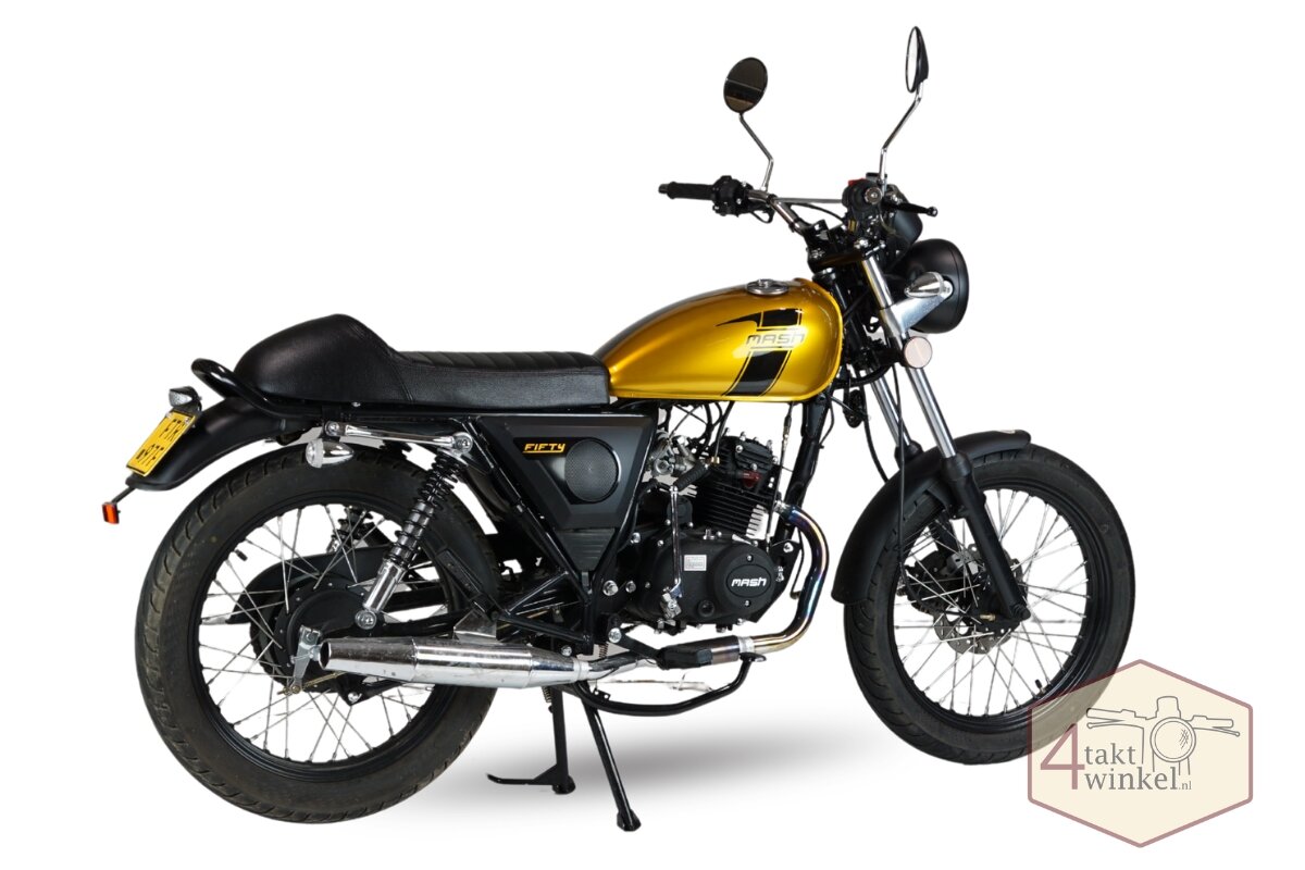 Mash Fifty, 50cc, yellow, Euro 5, 2025, 3624km