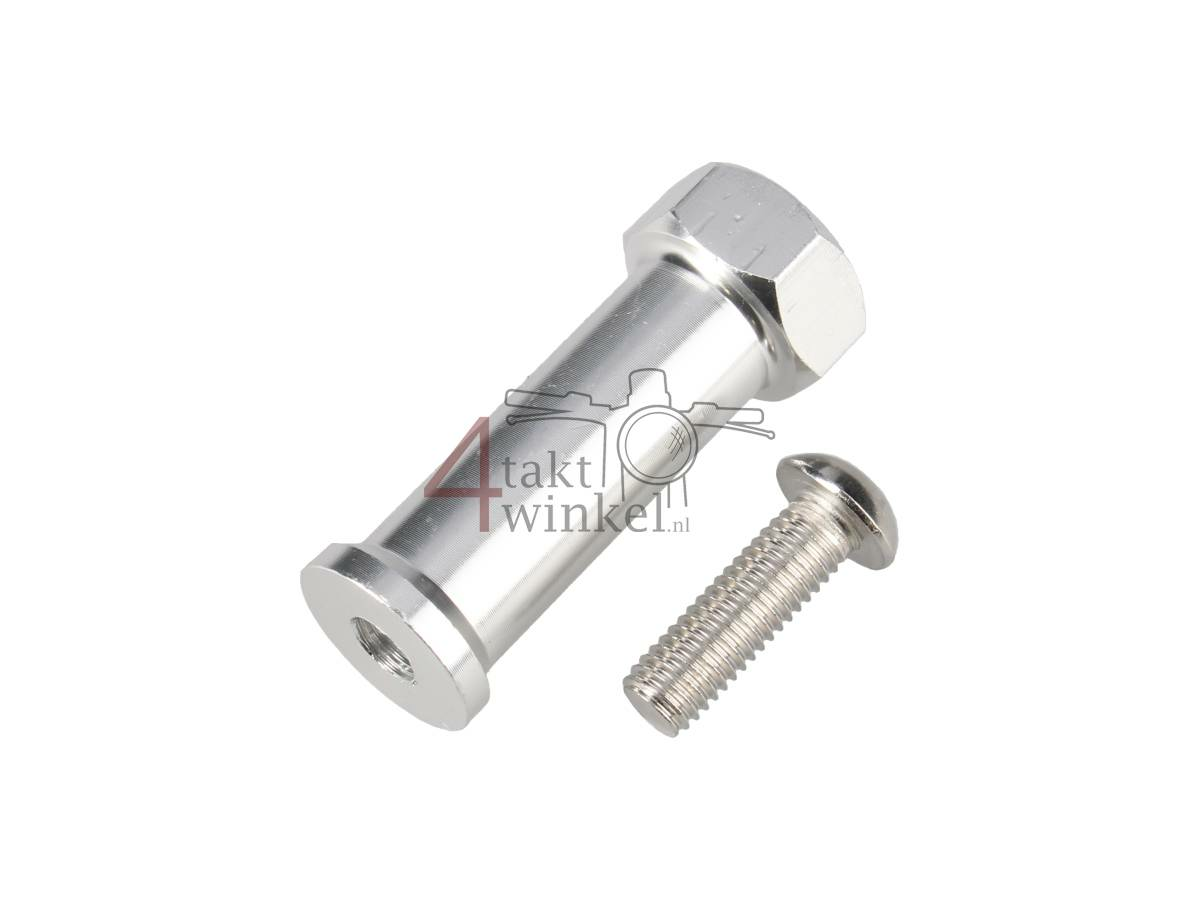 Exhaust mounting nut top, m10 x 1.25 to m8, universal