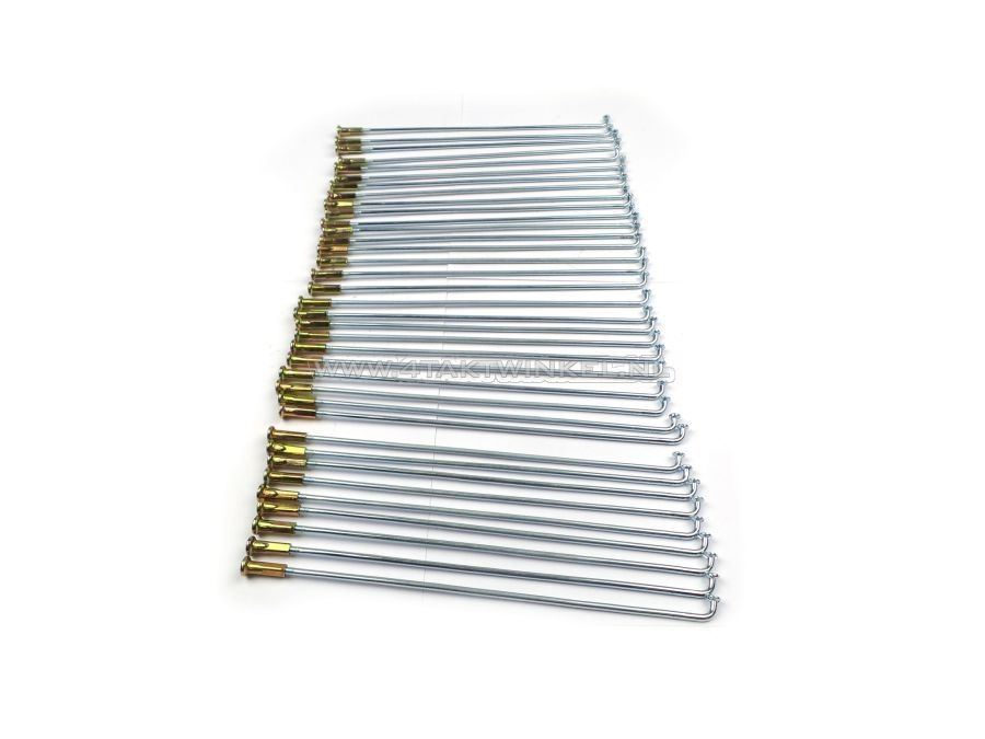 Spaken set, 187-11 chroom