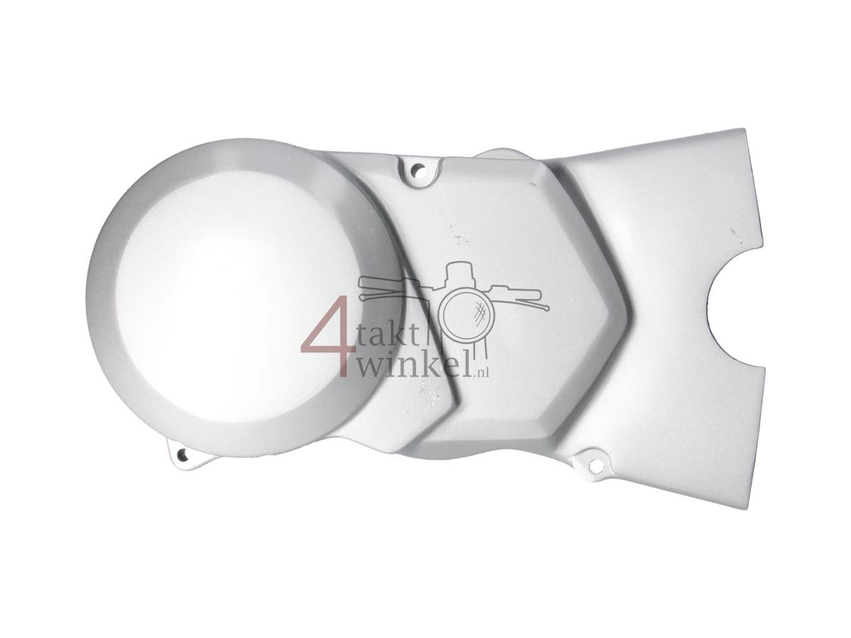 Ignition cover CDI universal, silver, long, type 2