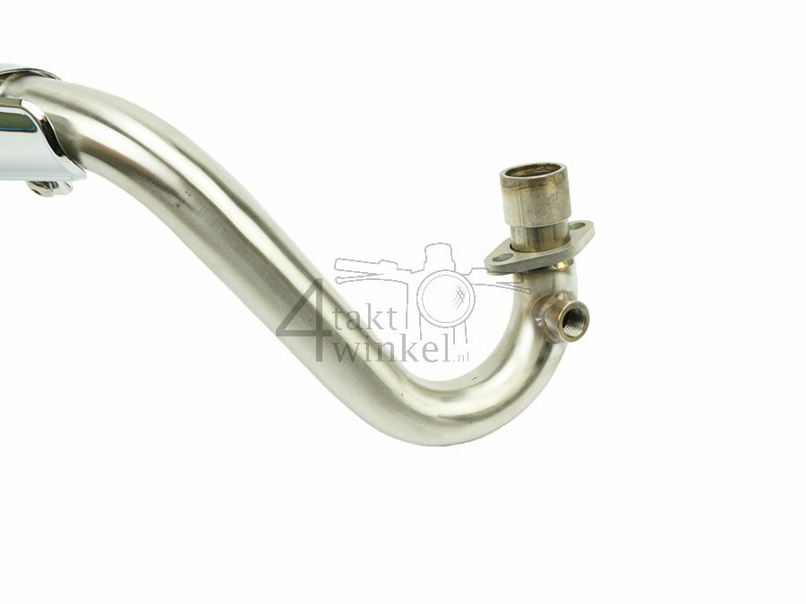 Exhaust tuning, up swept, Trumpet, Stainless Steel, Dax, 50-212 cc
