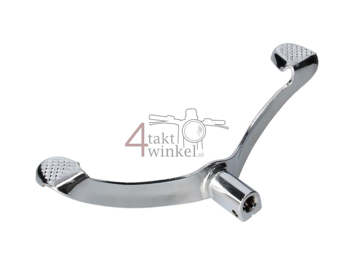 Gear pedal double chrome long attachment, A-quality