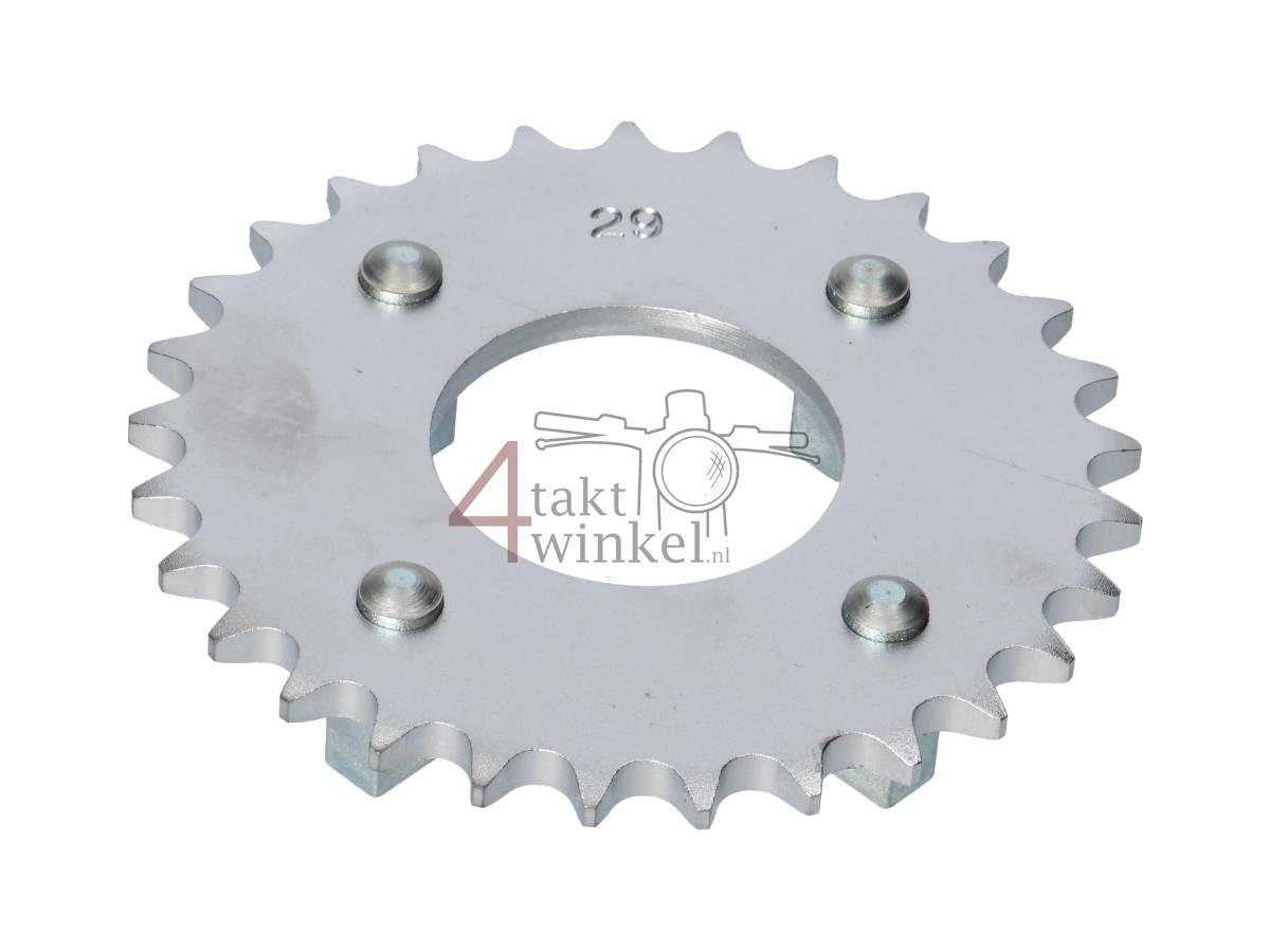 Rear sprocket 29, fits SS50, CB50, CY50, silver