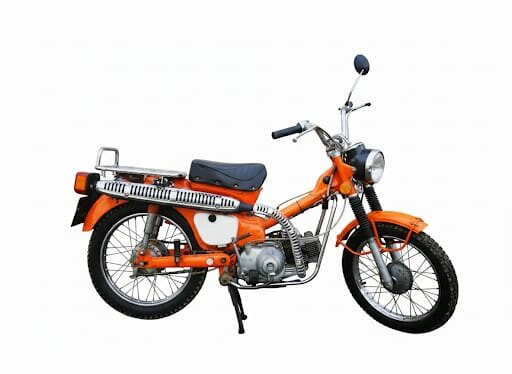 Honda CT90 K4, orange, 2963 miles