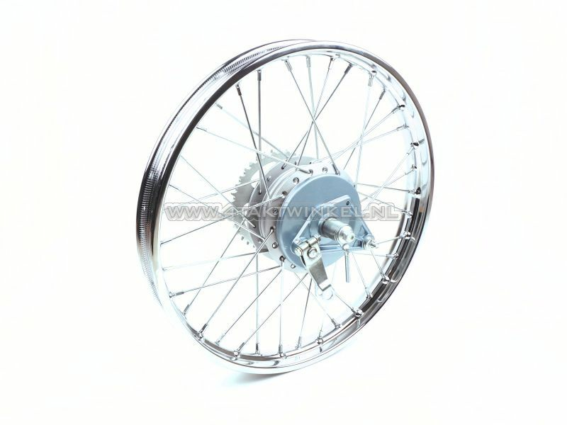 Wheel complete, rear wheel, 17", with accessories, fits C50, CD50 (SS50)