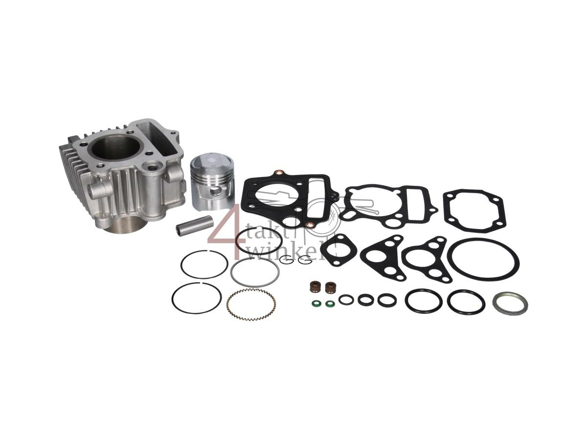 Cylinder kit, with piston &amp; gasket 70cc, OT70 head 49cc op. aluminum